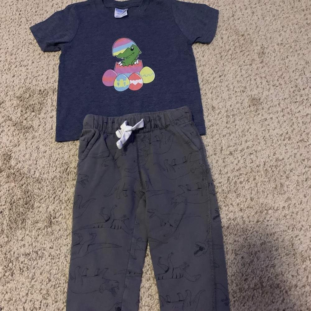 2T Easter dino outfit